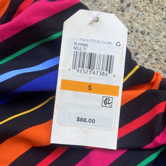 size small nautica striped tankini top - Picture 2 of 5